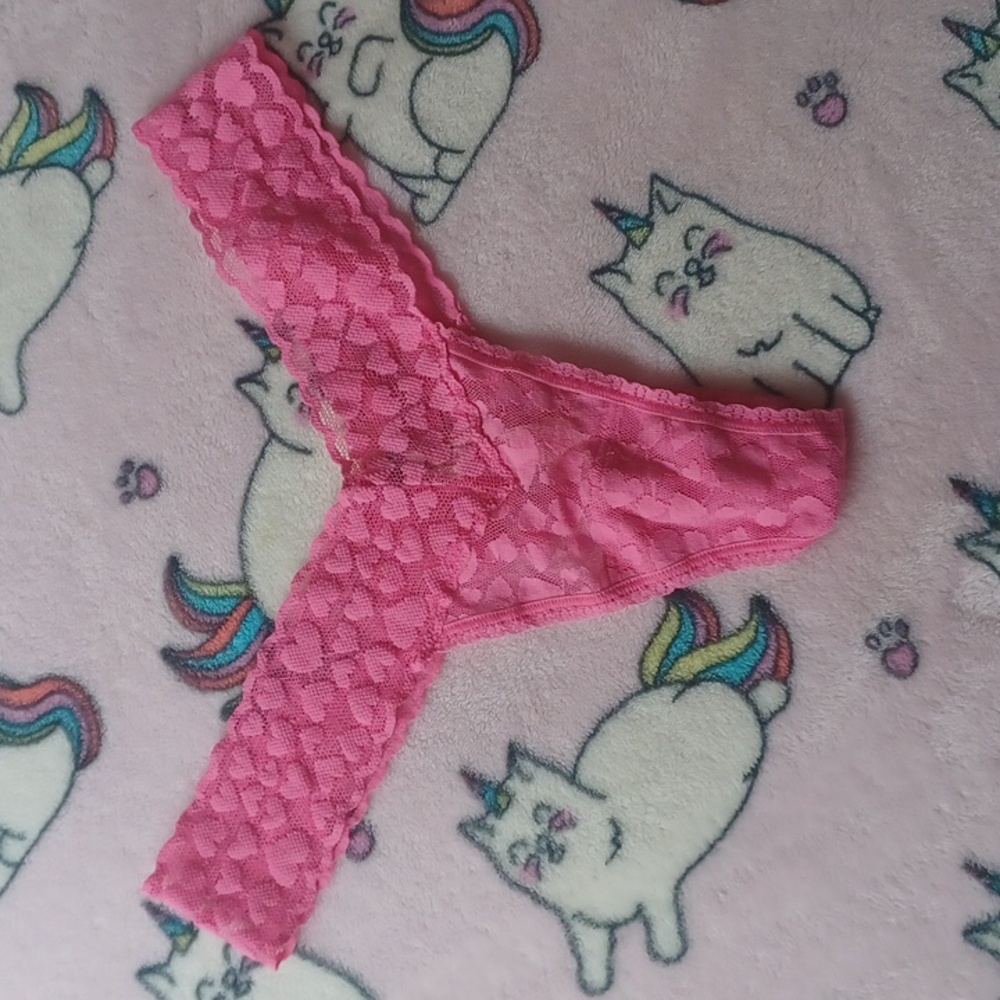 "The Lacie" Victoria Secret Pink Lace Thong